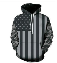 Load image into Gallery viewer, B&amp;W American Hoodie