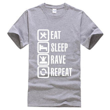 Load image into Gallery viewer, Eat Sleep Rave Repeat Tee