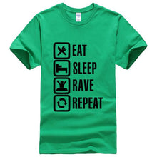 Load image into Gallery viewer, Eat Sleep Rave Repeat Tee