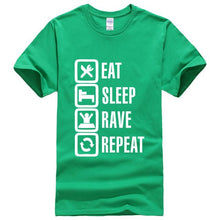 Load image into Gallery viewer, Eat Sleep Rave Repeat Tee