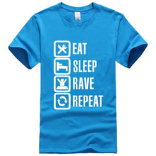 Load image into Gallery viewer, Eat Sleep Rave Repeat Tee