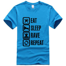 Load image into Gallery viewer, Eat Sleep Rave Repeat Tee