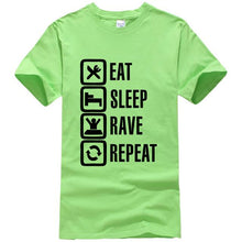 Load image into Gallery viewer, Eat Sleep Rave Repeat Tee