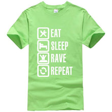 Load image into Gallery viewer, Eat Sleep Rave Repeat Tee