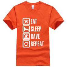 Load image into Gallery viewer, Eat Sleep Rave Repeat Tee