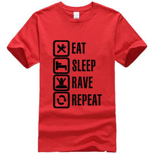 Load image into Gallery viewer, Eat Sleep Rave Repeat Tee