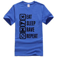 Load image into Gallery viewer, Eat Sleep Rave Repeat Tee