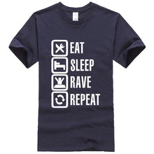 Load image into Gallery viewer, Eat Sleep Rave Repeat Tee