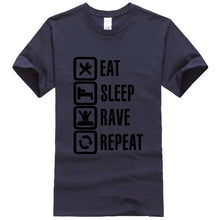 Load image into Gallery viewer, Eat Sleep Rave Repeat Tee