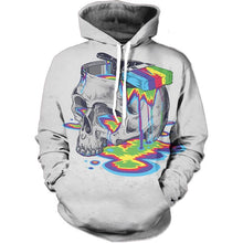 Load image into Gallery viewer, Psychedelic Skull Hoodie