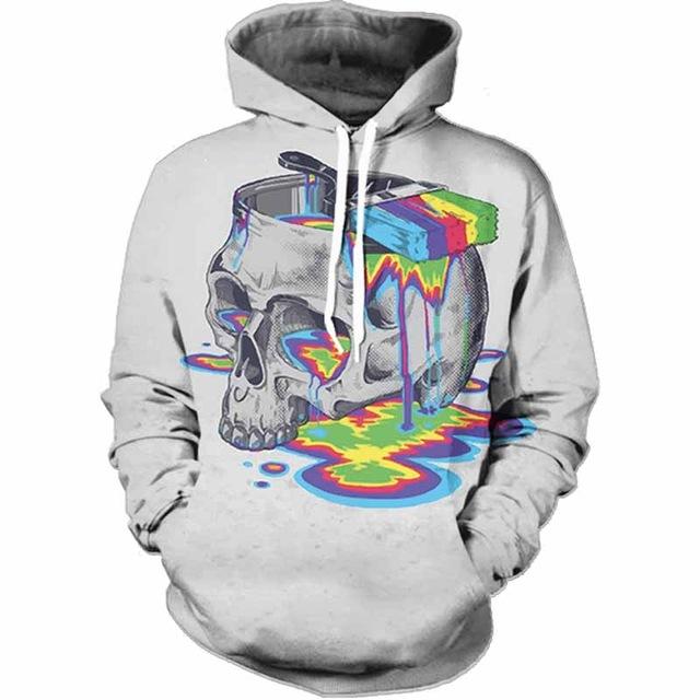 Psychedelic Skull Hoodie