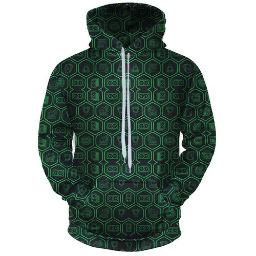 Money Pattern Hoodie