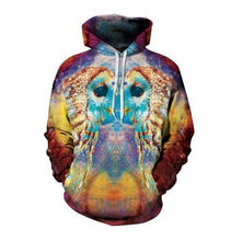 Load image into Gallery viewer, Cyan Wolf Hoodie