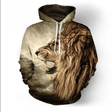 Load image into Gallery viewer, Cyan Wolf Hoodie