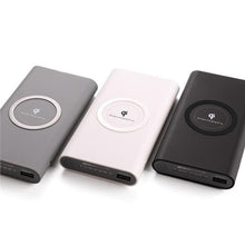 Load image into Gallery viewer, Wireless Charging Power Bank High Capacity 10000