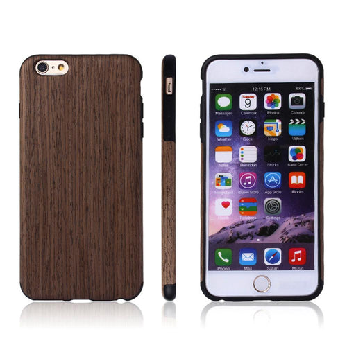 Wooden Shock-Absorption iPhone Case