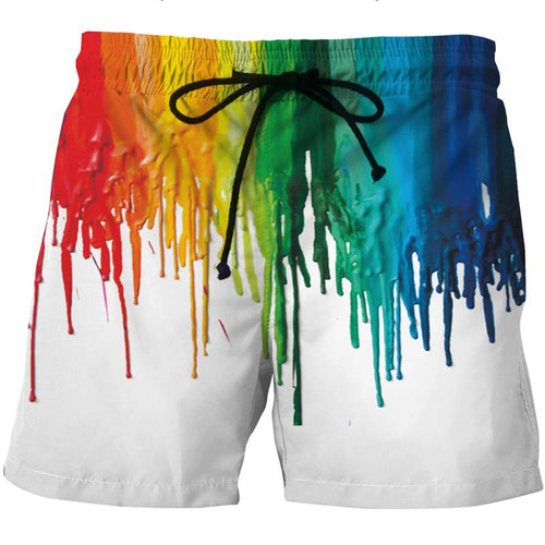 Paint Drip Shorts