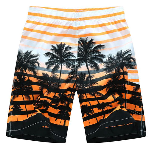 Striped Palm Shorts