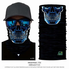 Load image into Gallery viewer, Techno Skull Bandana