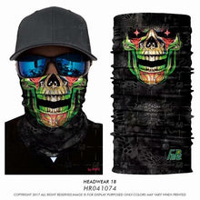 Load image into Gallery viewer, Techno Skull Bandana