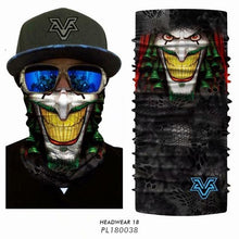 Load image into Gallery viewer, Techno Skull Bandana