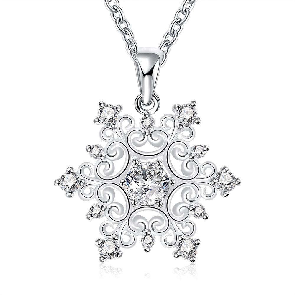 Swarovski Crystal Snowflake Necklace