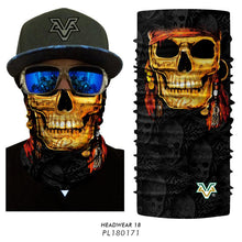 Load image into Gallery viewer, Pirate Skull Bandana